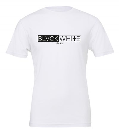Vintage Rectangle Logo White T shirt METWD1