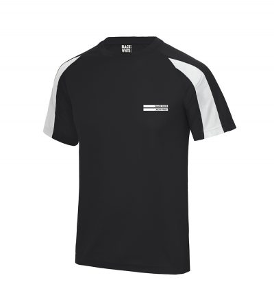 Active Cool Contrast Black T shirt KSLBD3