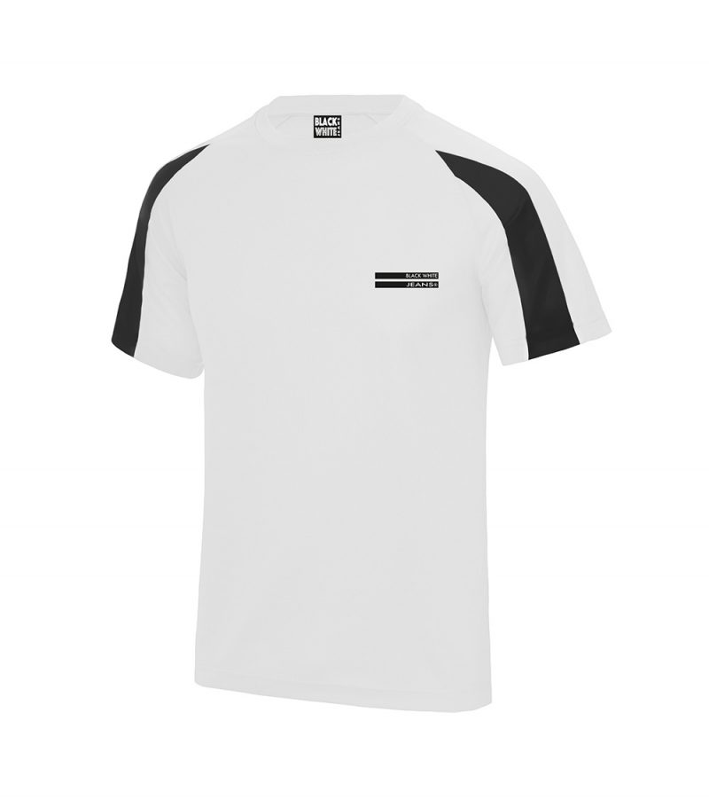 Active Cool Contrast White T shirt KSLD9
