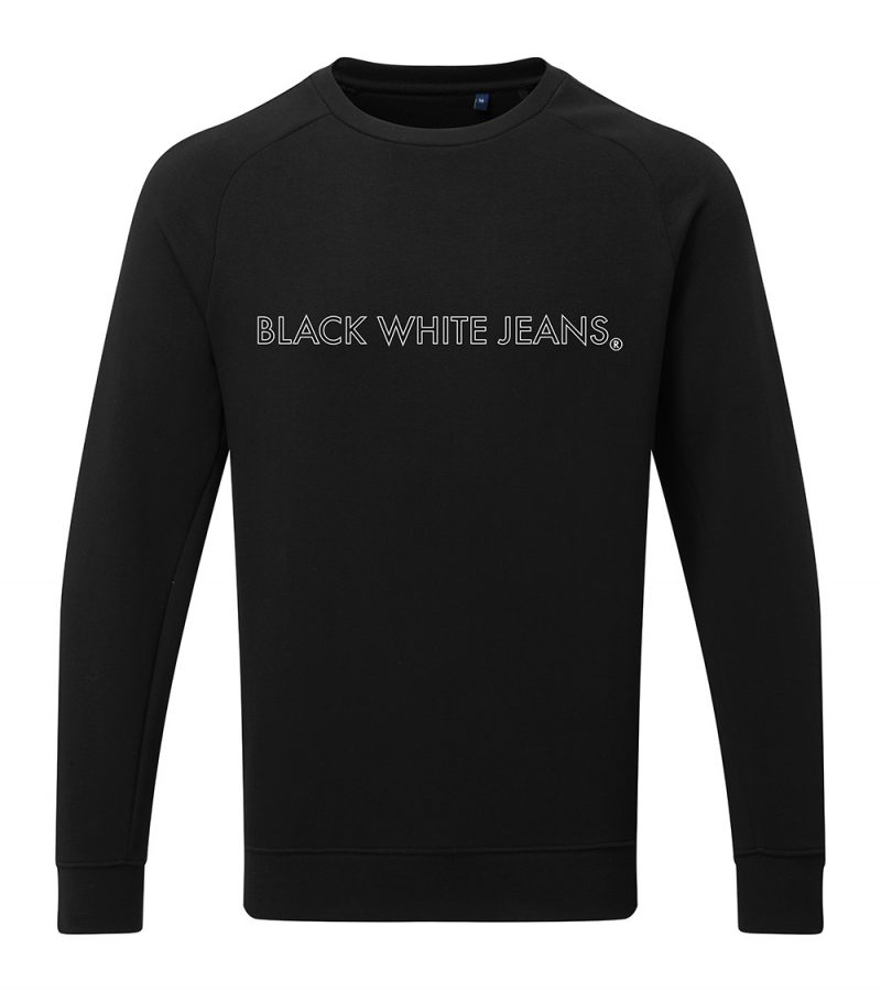 Everyday Organic Cotton Black Sweatshirt MOSBO10