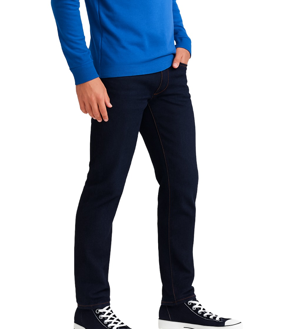 Nara Men's Straight Jeans - Black-side