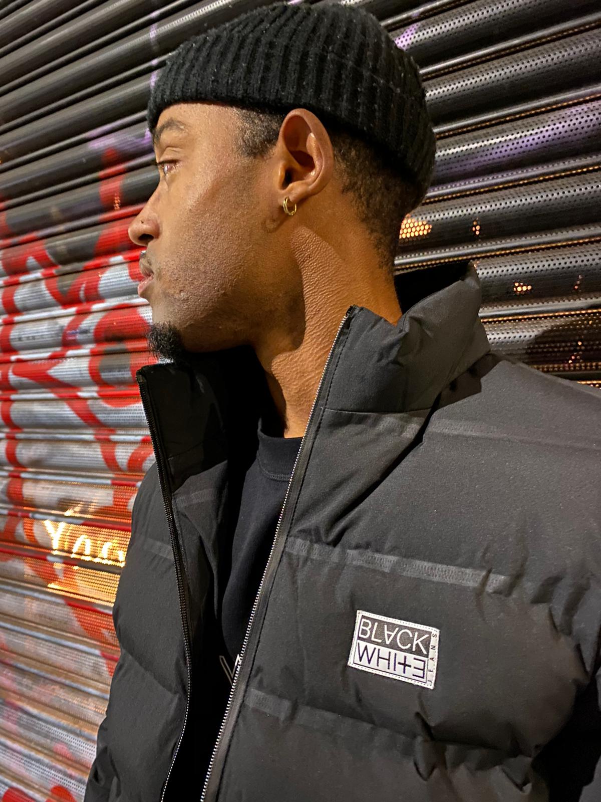 thermal puffer jacket-black