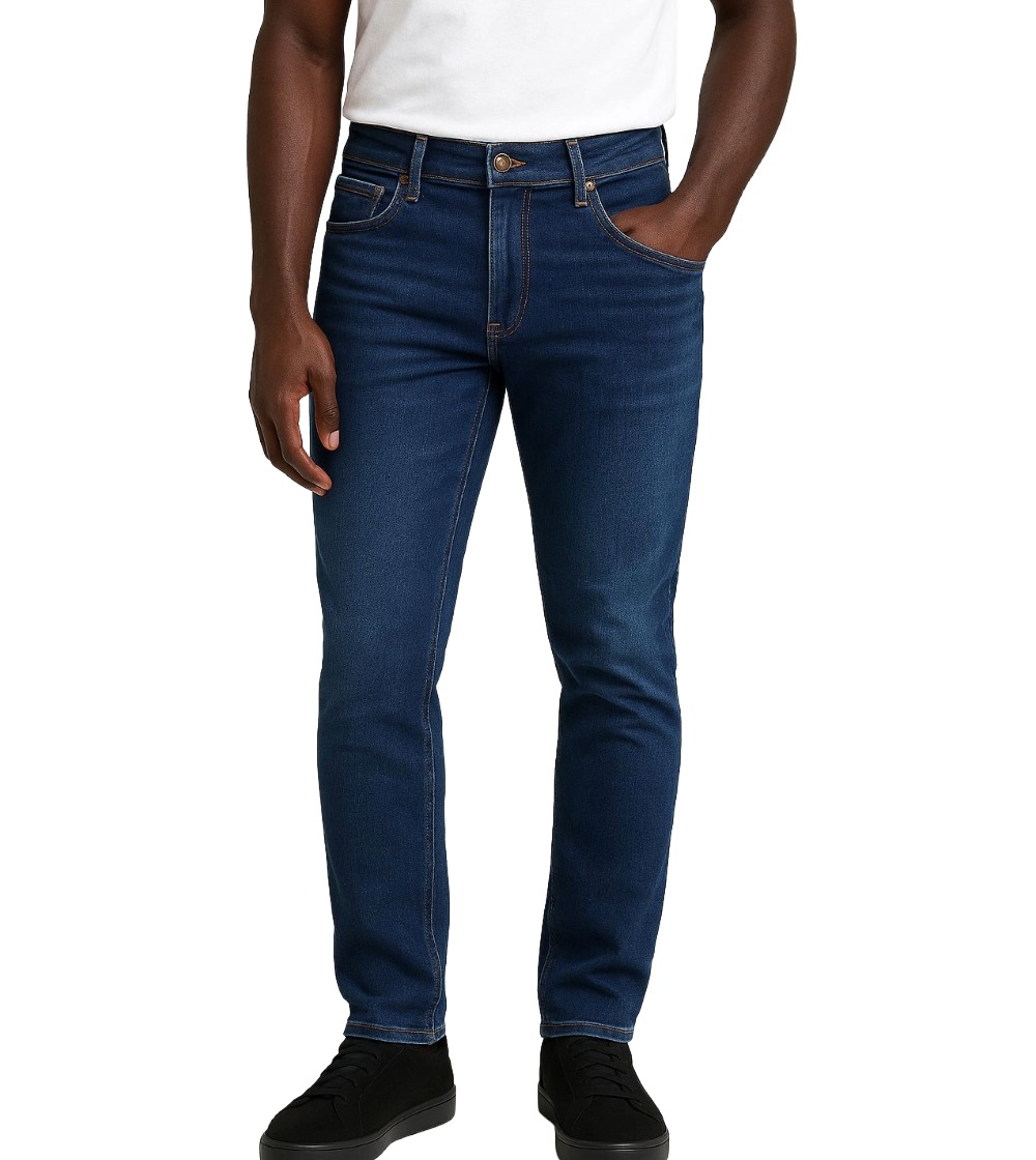 Icon Men’s Slim Stretch Jeans – Blue-front